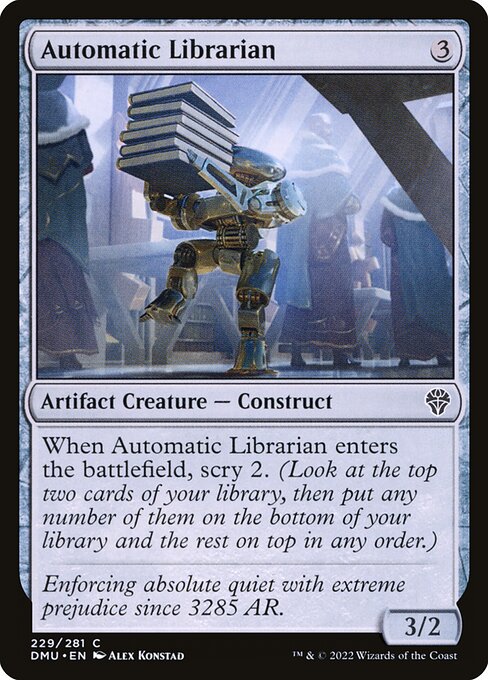 Dominaria United - 229 - Automatic Librarian - Common - C - Foil