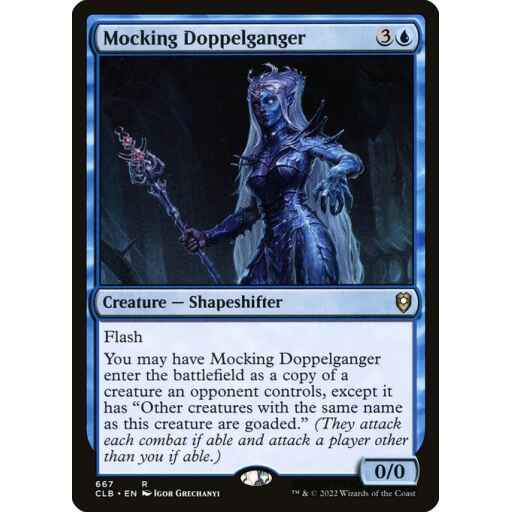 Commander Legends: Battle for Baldur's Gate - 667 - Mocking Doppelganger - Rare - U - Non-foil
