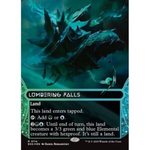 Edge of Eternities: Stellar Sights - 114 - Lumbering Falls - Rare - C - Foil