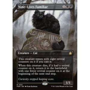 Foundations - 321 - Nine-Lives Familiar - Rare - B - Non-foil
