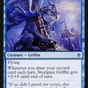 Throne of Eldraine - 65 - Steelgaze Griffin - Common - U - Non-foil