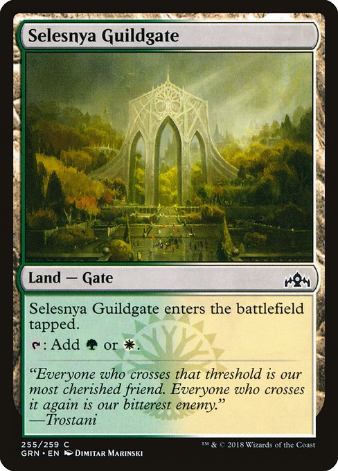Guilds of Ravnica - 255 - Selesnya Guildgate - Common - C - Non-foil