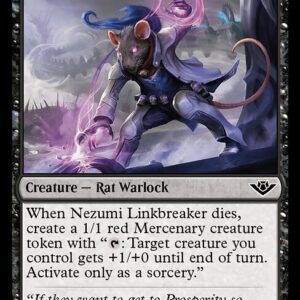 Outlaws of Thunder Junction - 96 - Nezumi Linkbreaker - Common - B - Foil