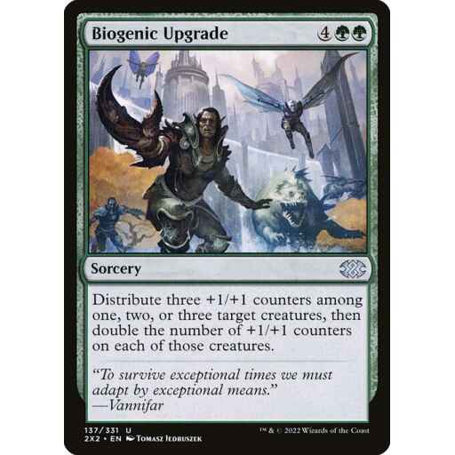 Double Masters 2022 - 137 - Biogenic Upgrade - Uncommon - G - Non-foil