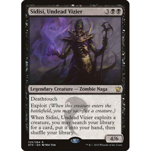 Dragons of Tarkir - 120 - Sidisi, Undead Vizier - Rare - B - Foil