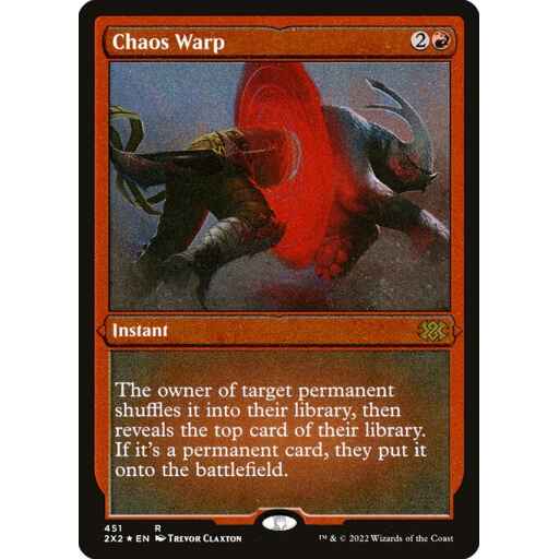 Double Masters 2022 - 451 - Chaos Warp - Rare - R - Non-foil