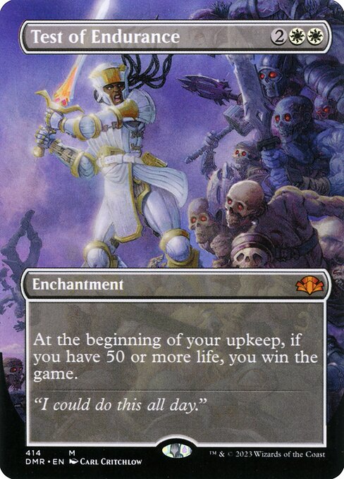 Dominaria Remastered - 414 - Test of Endurance - Mythic - W - Non-foil