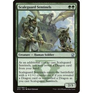 Dragons of Tarkir - 201 - Scaleguard Sentinels - Uncommon - G - Non-foil