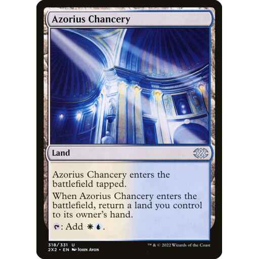Double Masters 2022 - 318 - Azorius Chancery - Uncommon - C - Foil
