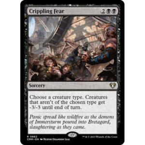 Commander Masters - 862 - Crippling Fear - Rare - B - Non-foil