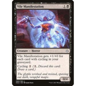 Hour of Devastation - 80 - Vile Manifestation - Uncommon - B - Foil