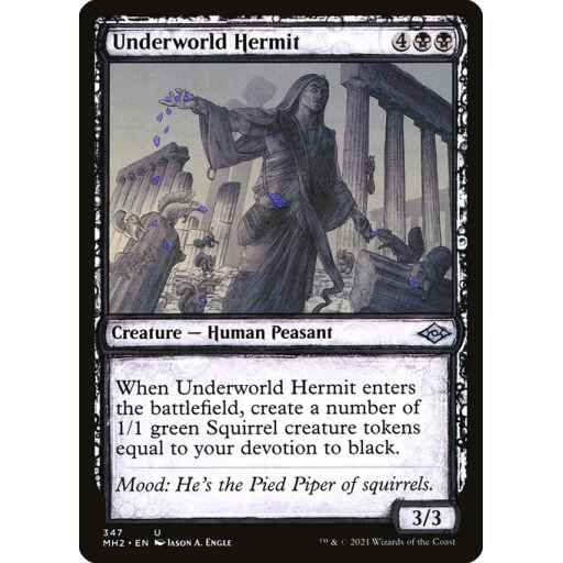 Modern Horizons 2 - 347 - Underworld Hermit - Uncommon - B - Foil