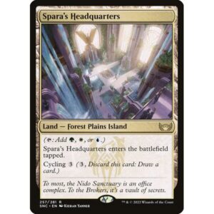 Streets of New Capenna - 257 - Spara's Headquarters - Rare - C - Foil