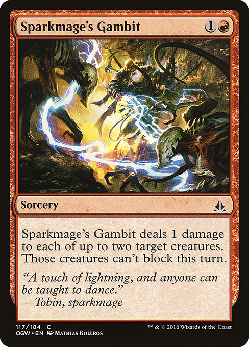 Oath of the Gatewatch - 117 - Sparkmage's Gambit - Common - R - Non-foil