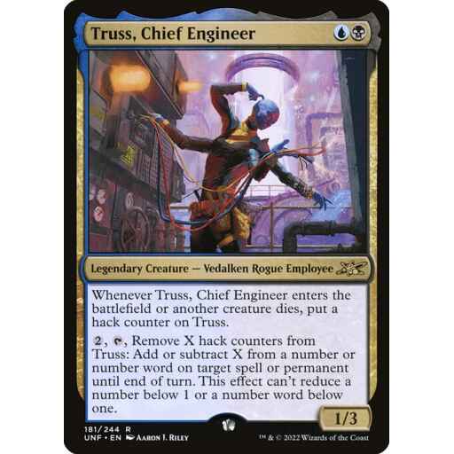 Unfinity - 181 - Truss, Chief Engineer - Rare - UB - Non-foil