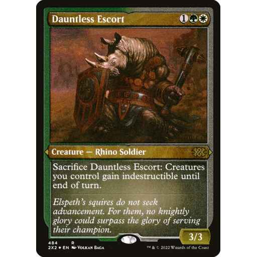 Double Masters 2022 - 484 - Dauntless Escort - Rare - WG - Non-foil