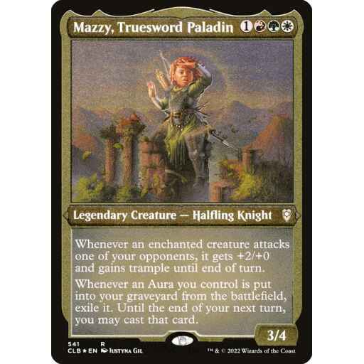 Commander Legends: Battle for Baldur's Gate - 541 - Mazzy, Truesword Paladin - Rare - Multi - Non-foil