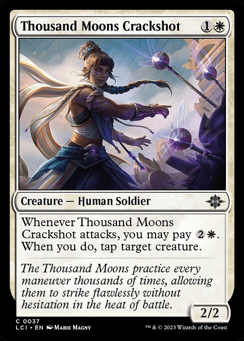 The Lost Caverns of Ixalan - 37 - Thousand Moons Crackshot - Common - W - Non-foil (Front)