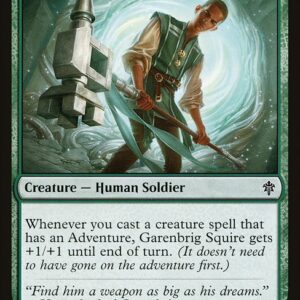 Throne of Eldraine - 158 - Garenbrig Squire - Common - G - Non-foil
