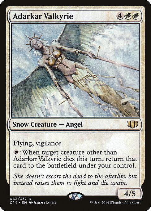 Commander 2014 - 63 - Adarkar Valkyrie - Rare - W - Non-foil (Front)