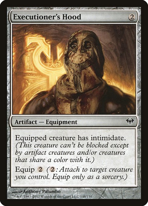 Dark Ascension - 148 - Executioner's Hood - Common - C - Foil (Front)