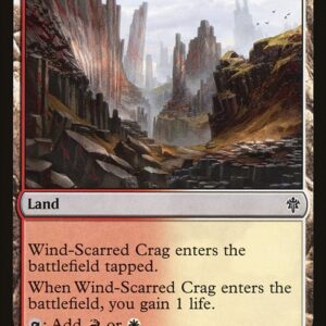 Throne of Eldraine - 308 - Wind-Scarred Crag - Common - C - Non-foil