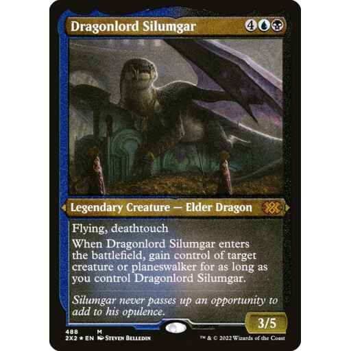 Double Masters 2022 - 488 - Dragonlord Silumgar - Mythic - UB - Non-foil