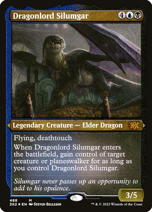 Double Masters 2022 - 488 - Dragonlord Silumgar - Mythic - UB - Non-foil