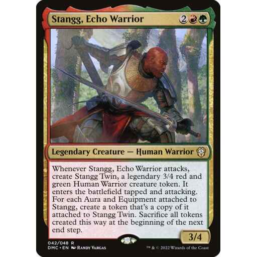 Dominaria United Commander - 42 - Stangg, Echo Warrior - Rare - RG - Non-foil