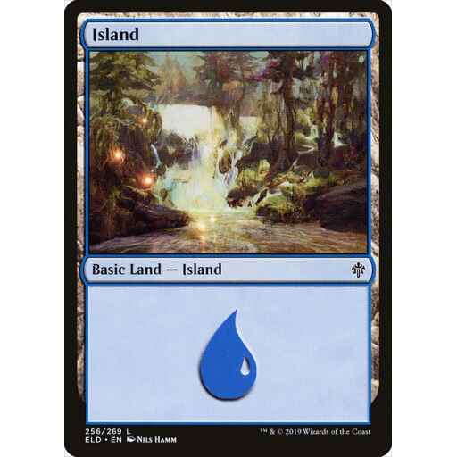 Throne of Eldraine - 256 - Island - Common - C - Foil