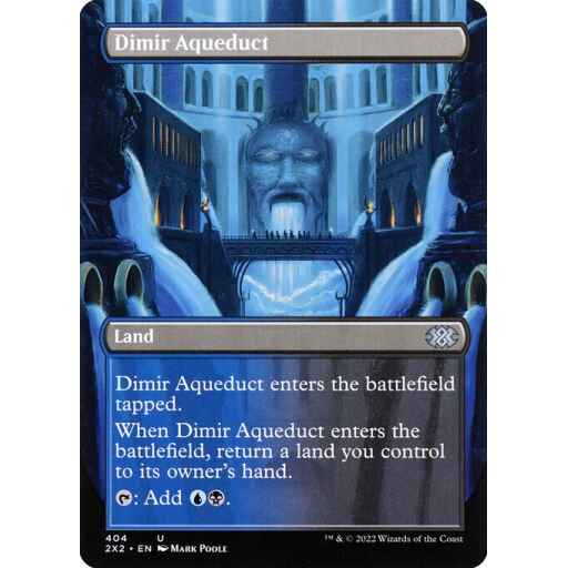 Double Masters 2022 - 404 - Dimir Aqueduct - Uncommon - C - Foil