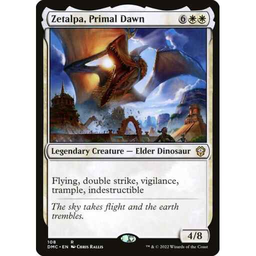 Dominaria United Commander - 108 - Zetalpa, Primal Dawn - Rare - W - Non-foil