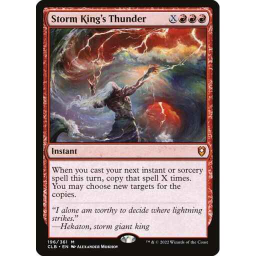 Commander Legends: Battle for Baldur's Gate - 196 - Storm King's Thunder - Mythic - R - Foil