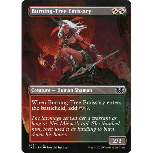 Double Masters 2022 - 374 - Burning-Tree Emissary - Common - RG - Non-foil