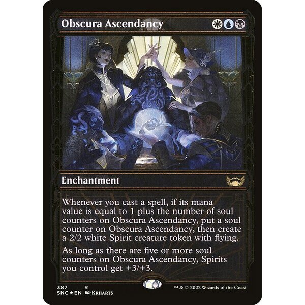 Streets of New Capenna - 387 - Obscura Ascendancy - Rare - Multi - Foil