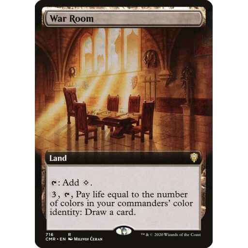 Commander Legends - 716 - War Room - Rare - C - Non-foil