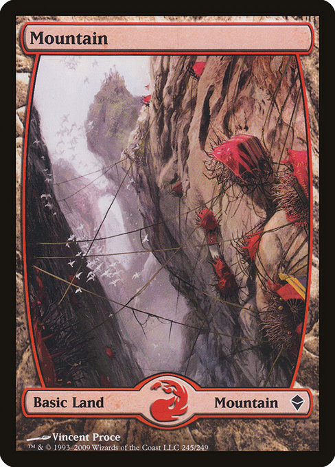 Zendikar - 245 - Mountain - Common - C - Non-foil
