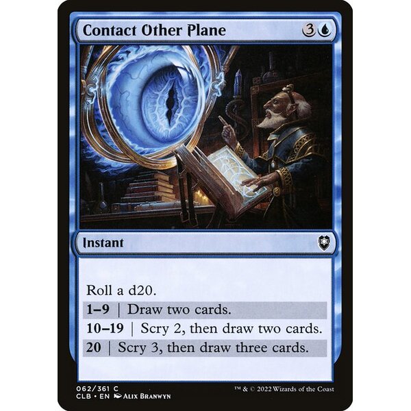 Commander Legends: Battle for Baldur's Gate - 62 - Contact Other Plane - Common - U - Foil