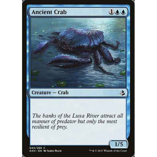 Amonkhet - 40 - Ancient Crab - Common - U - Foil