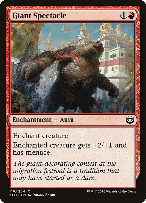 Kaladesh - 116 - Giant Spectacle - Common - R - Non-foil (Front)