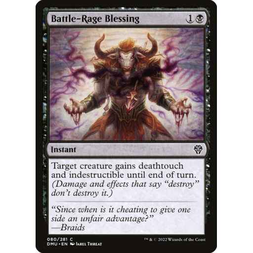 Dominaria United - 80 - Battle-Rage Blessing - Common - B - Non-foil