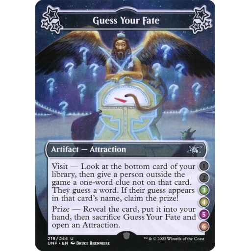Unfinity - 215d - Guess Your Fate - Uncommon - C - Foil