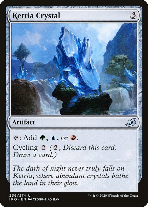 Ikoria: Lair of Behemoths - 236 - Ketria Crystal - Uncommon - C - Non-foil (Front)
