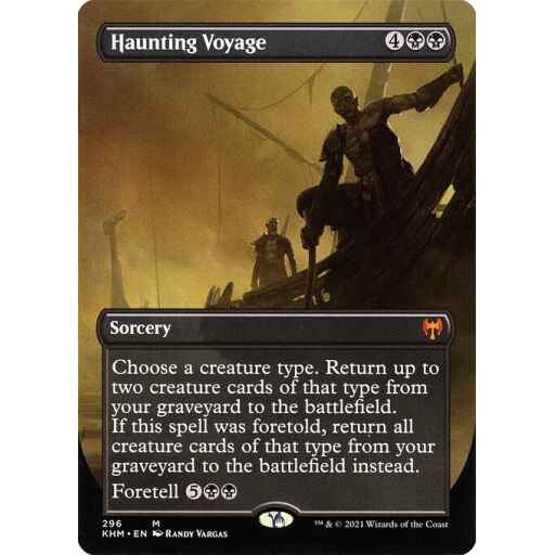 Kaldheim - 296 - Haunting Voyage - Mythic - B - Foil