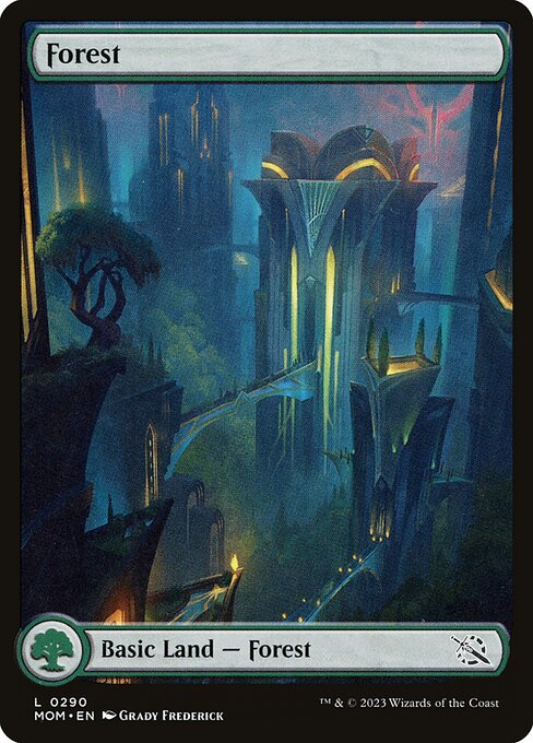 March of the Machine - 290 - Forest - Common - C - Foil