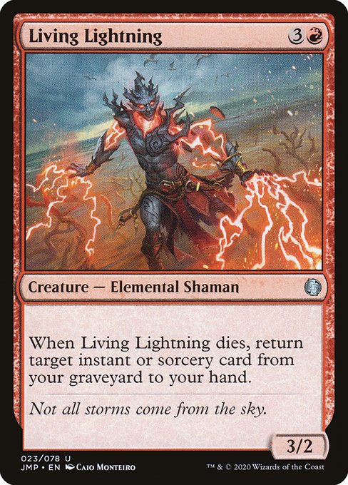 Jumpstart - 23 - Living Lightning - Uncommon - R - Non-foil
