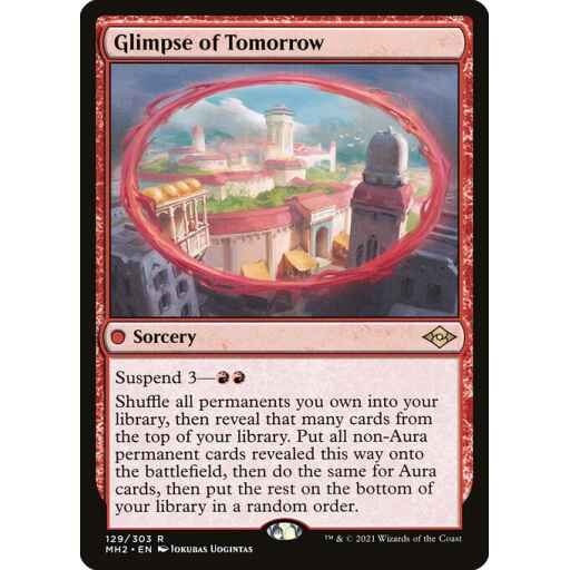 Modern Horizons 2 - 129 - Glimpse of Tomorrow - Rare - R - Non-foil