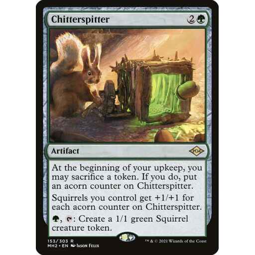 Modern Horizons 2 - 153 - Chitterspitter - Rare - G - Foil