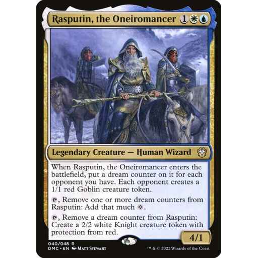Dominaria United Commander - 40 - Rasputin, the Oneiromancer - Rare - WU - Non-foil