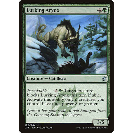 Dragons of Tarkir - 192 - Lurking Arynx - Uncommon - G - Foil
